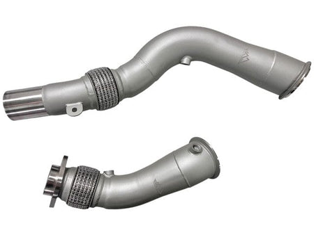 MAD Exhaust Yes MAD BMW S55 3.5" Fat Boy Downpipes M2C M3 M4 W/ Flex Section