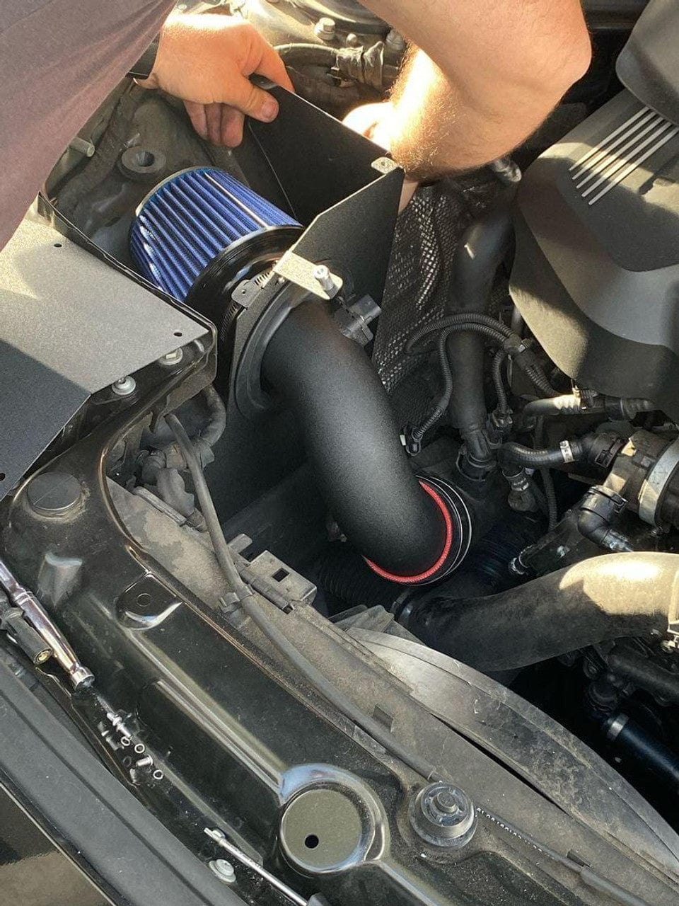 MAD Performance MAD BMW F3x B46 B48 230 330 430 High Flow Air Intake W/ Heat Shield