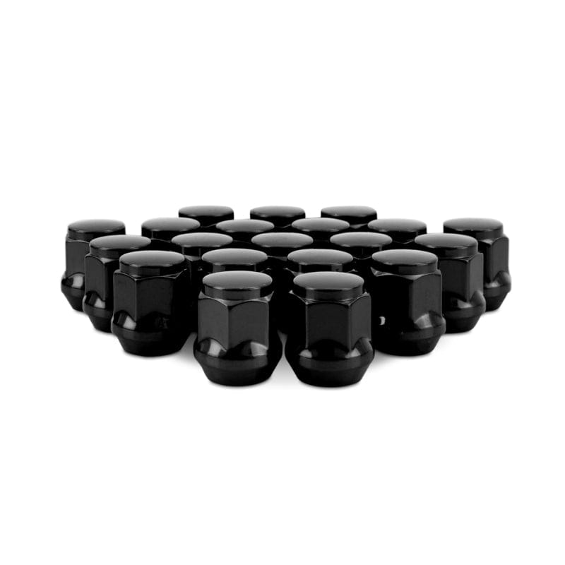 Mishimoto Lug Nuts Mishimoto Steel Acorn Lug Nuts M12 x 1.5 - 20pc Set - Black