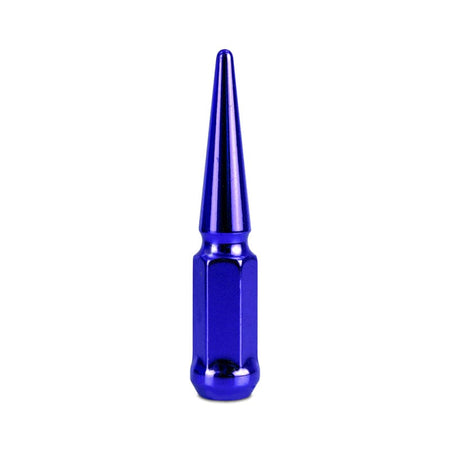 Mishimoto Lug Nuts Mishimoto Steel Spiked Lug Nuts M12x1.5 20pc Set - Blue