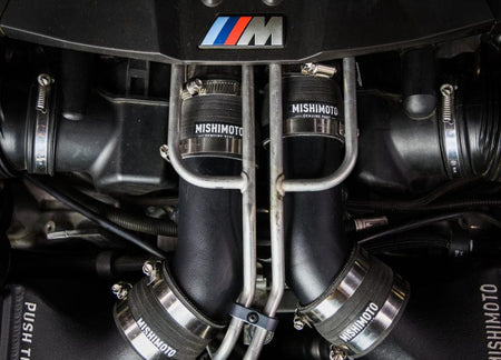Mishimoto Performance Mishimoto 12-16 BMW F10 M5 Intercooler Pipe Kit Micro Wrinkle Black