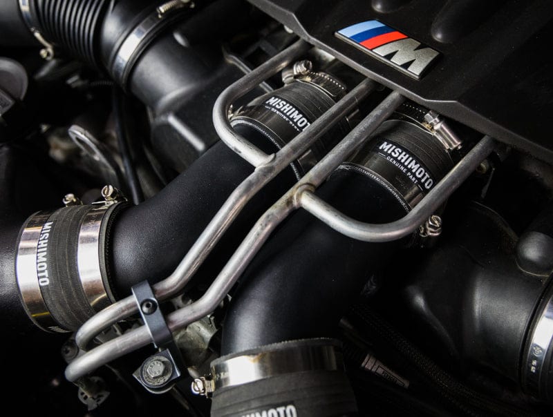 Mishimoto Performance Mishimoto 12-16 BMW F10 M5 Intercooler Pipe Kit Micro Wrinkle Black