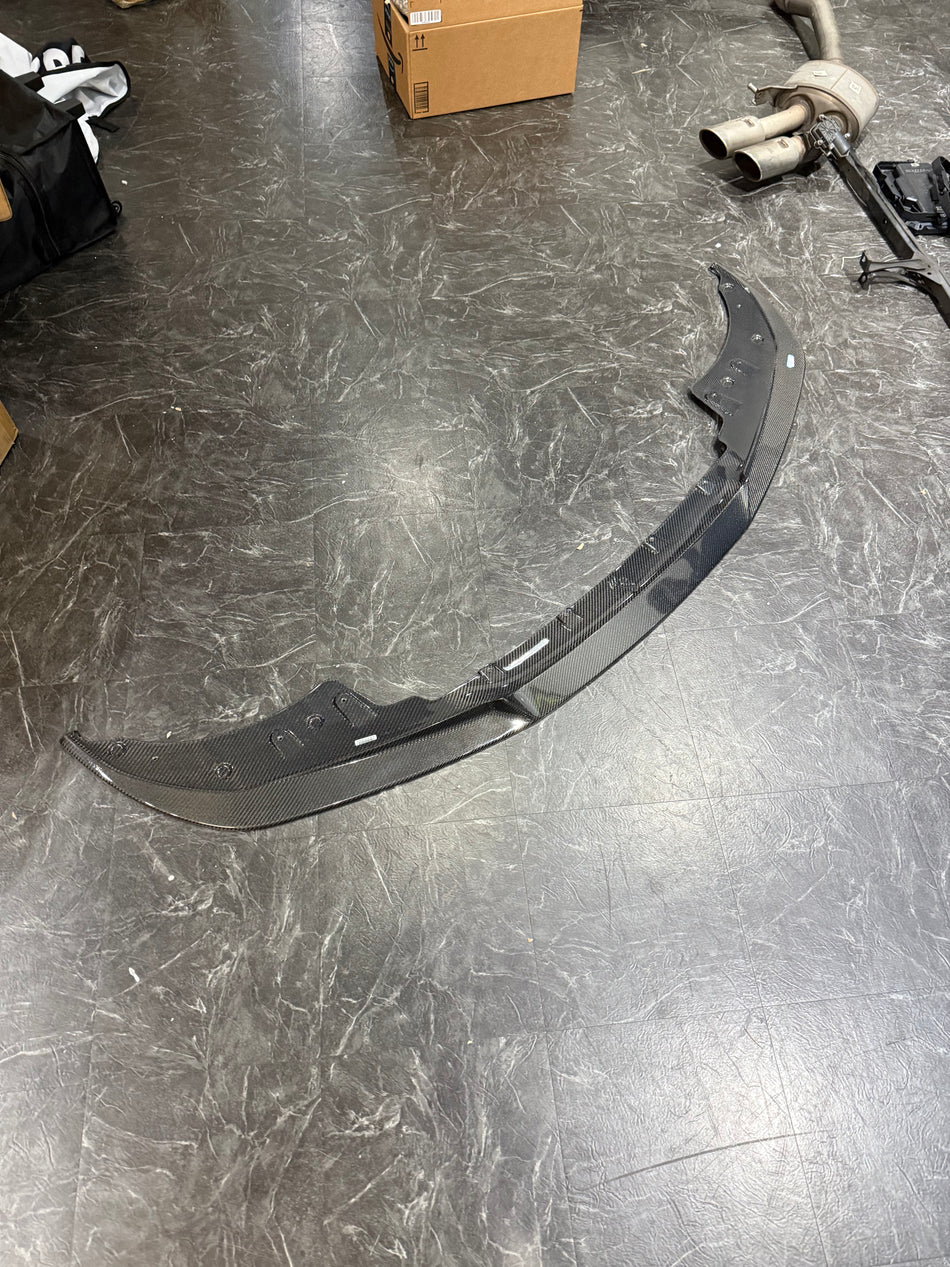 Open Box Front Lip (OPEN BOX) Suvneer Carbon Fiber Front Lip - G22 4 Series / G23 4 Series