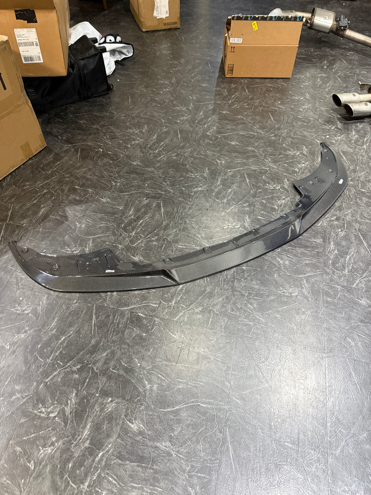 Open Box Front Lip (OPEN BOX) Suvneer Carbon Fiber Front Lip - G22 4 Series / G23 4 Series