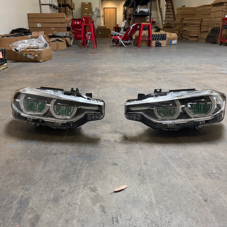 Open Box Lighting (OPEN BOX) LCI Style LED Color Switching Headlights - F30 3 Series / F31 3 Series