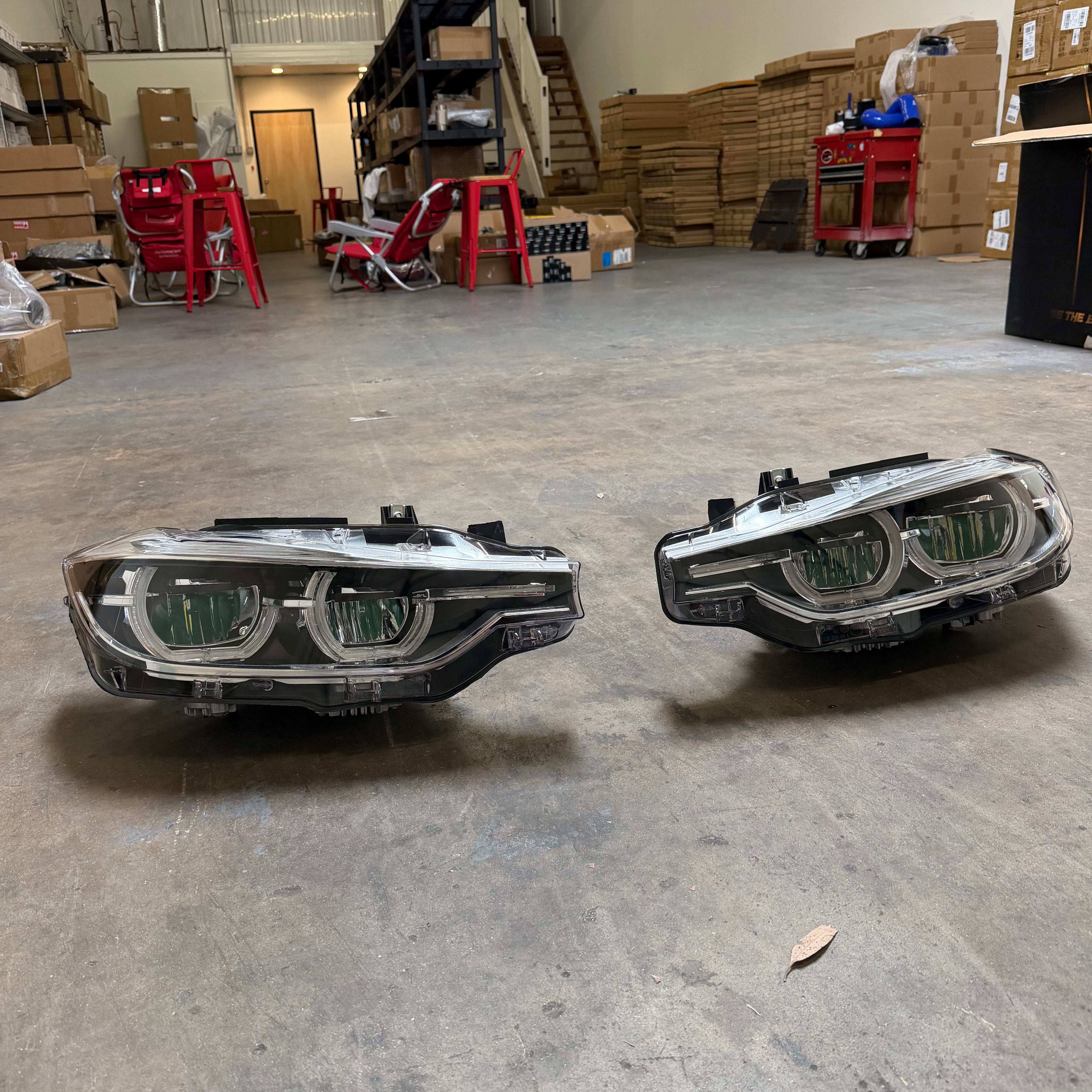 Open Box Lighting (OPEN BOX) LCI Style LED Color Switching Headlights - F30 3 Series / F31 3 Series