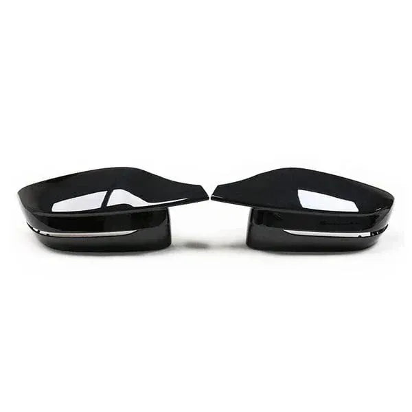 Open Box Mirror Caps (OPEN BOX)  G8x Style Gloss Black Mirror Cap Replacements - G20 3 Series / G22 4 Series / G42 2 Series / G30 5 Series / G12 7 Series / G15 8 Series (Verify Fitment)