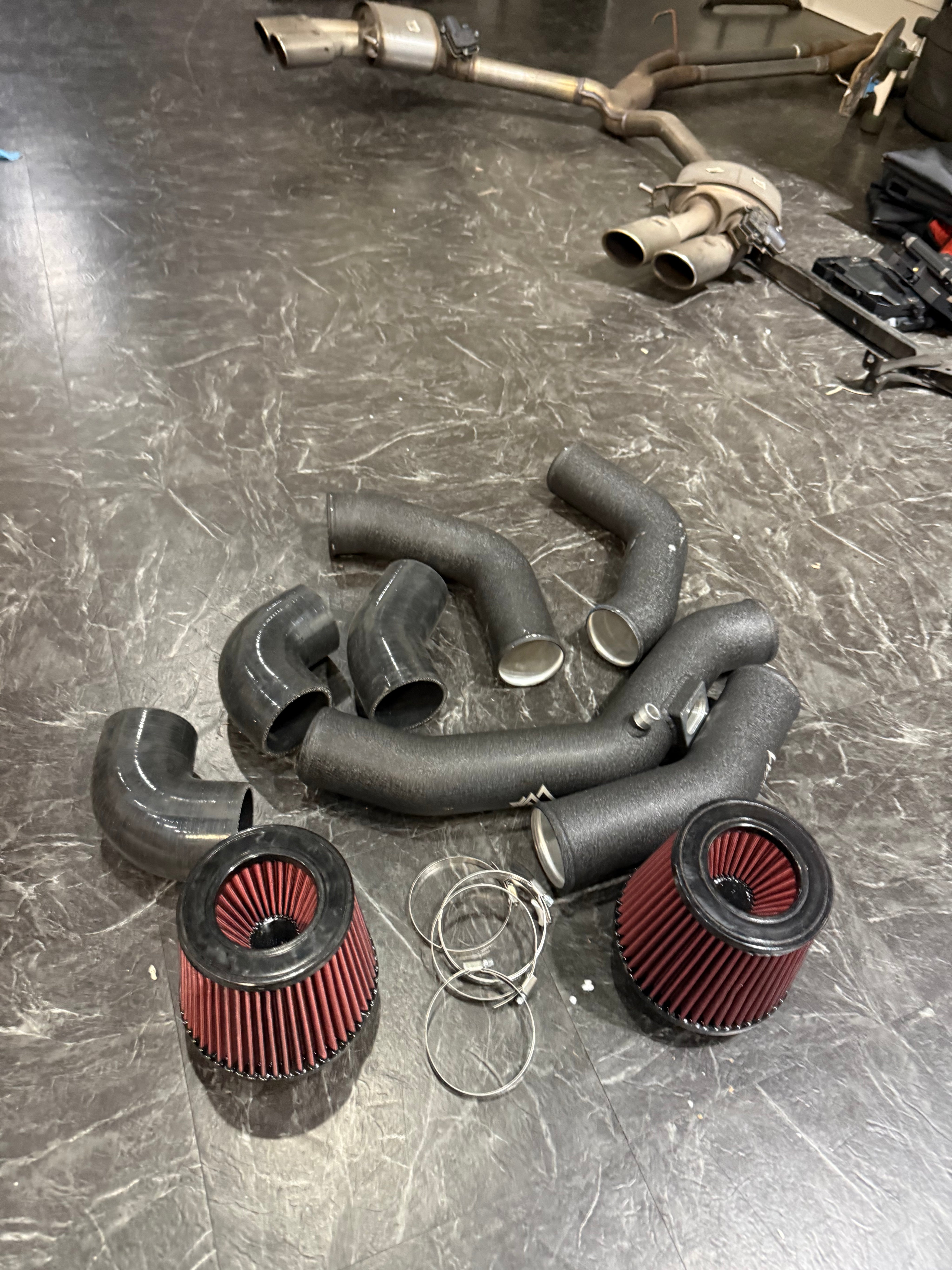 Open Box Performance (USED) MAD BMW F80 F82 M3 M4 S55 Front Mount Intake