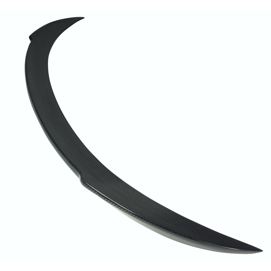Open Box Spoiler (OPEN BOX) V Style Carbon Fiber Style Trunk Spoiler - F06 / F12 / F13