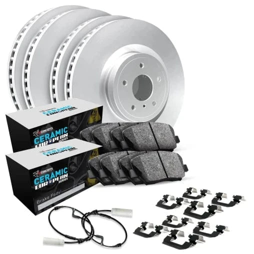 R1 Concepts Braking R1 Concepts WDTS2-12275 Brake Rotors - Carbon Coated W/ Euro Ceramic Pads