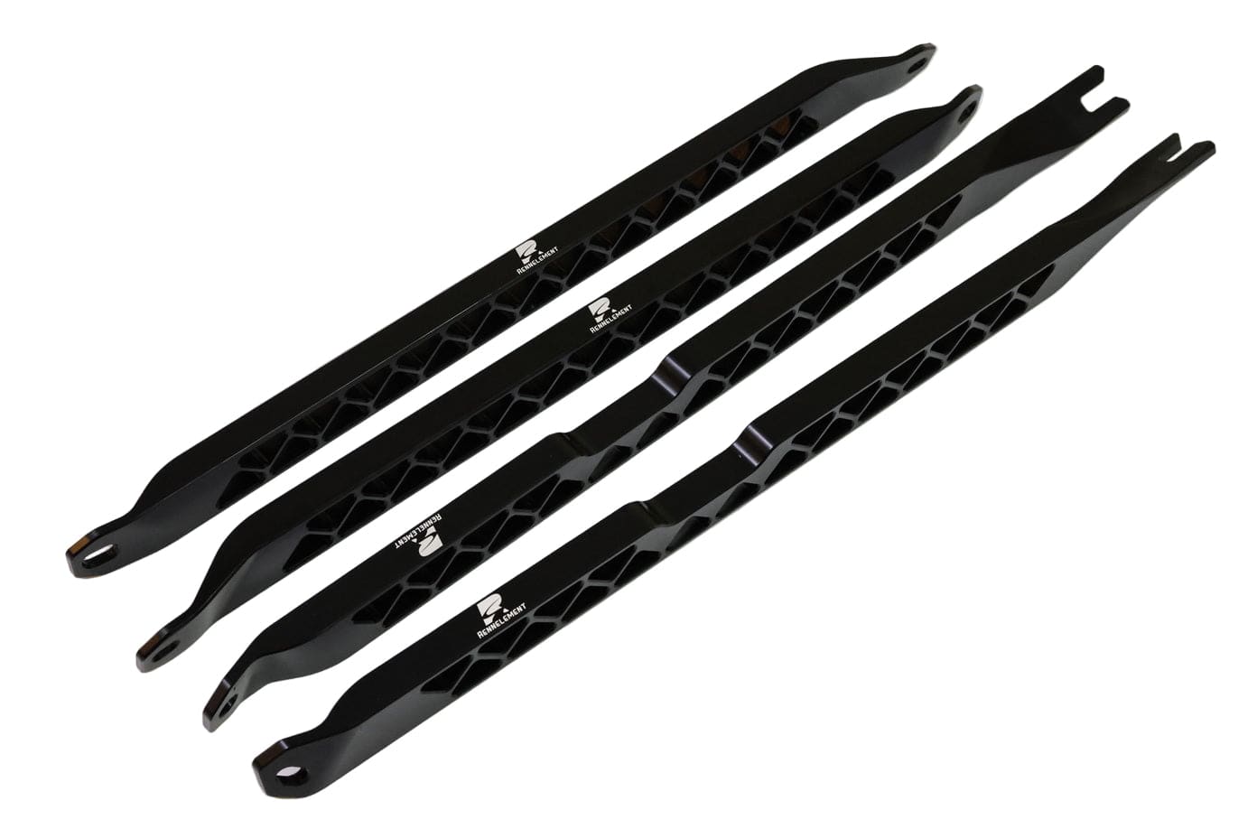 RENNELEMENT Engine Bay Anodized Black RENNELEMENT BMW X5, X6 and X7 CNC Aluminum Strut Brace Set
