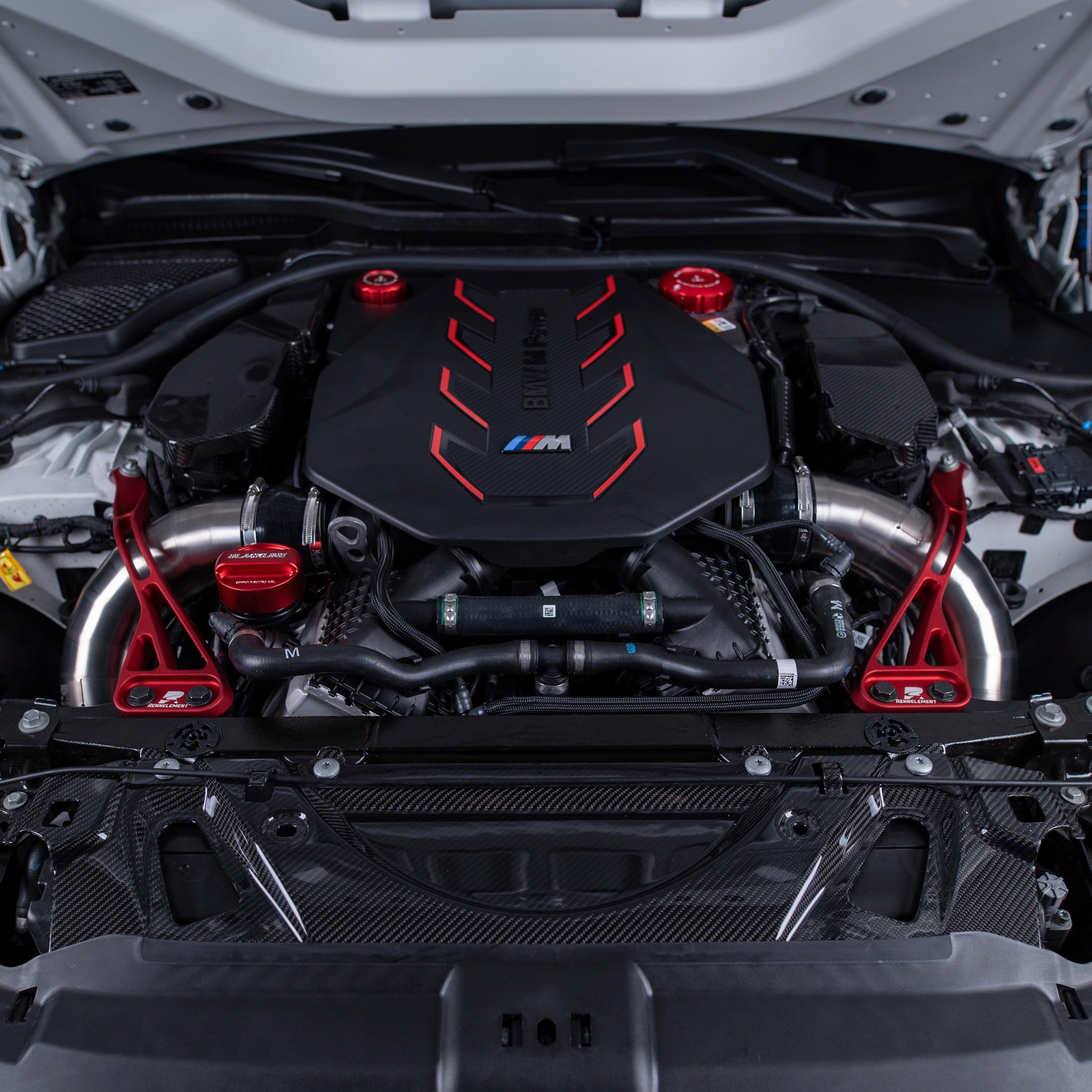 RENNELEMENT Engine Bay RENNELEMENT G90/G99 M5 BMW CNC Aluminum Strut Brace Set