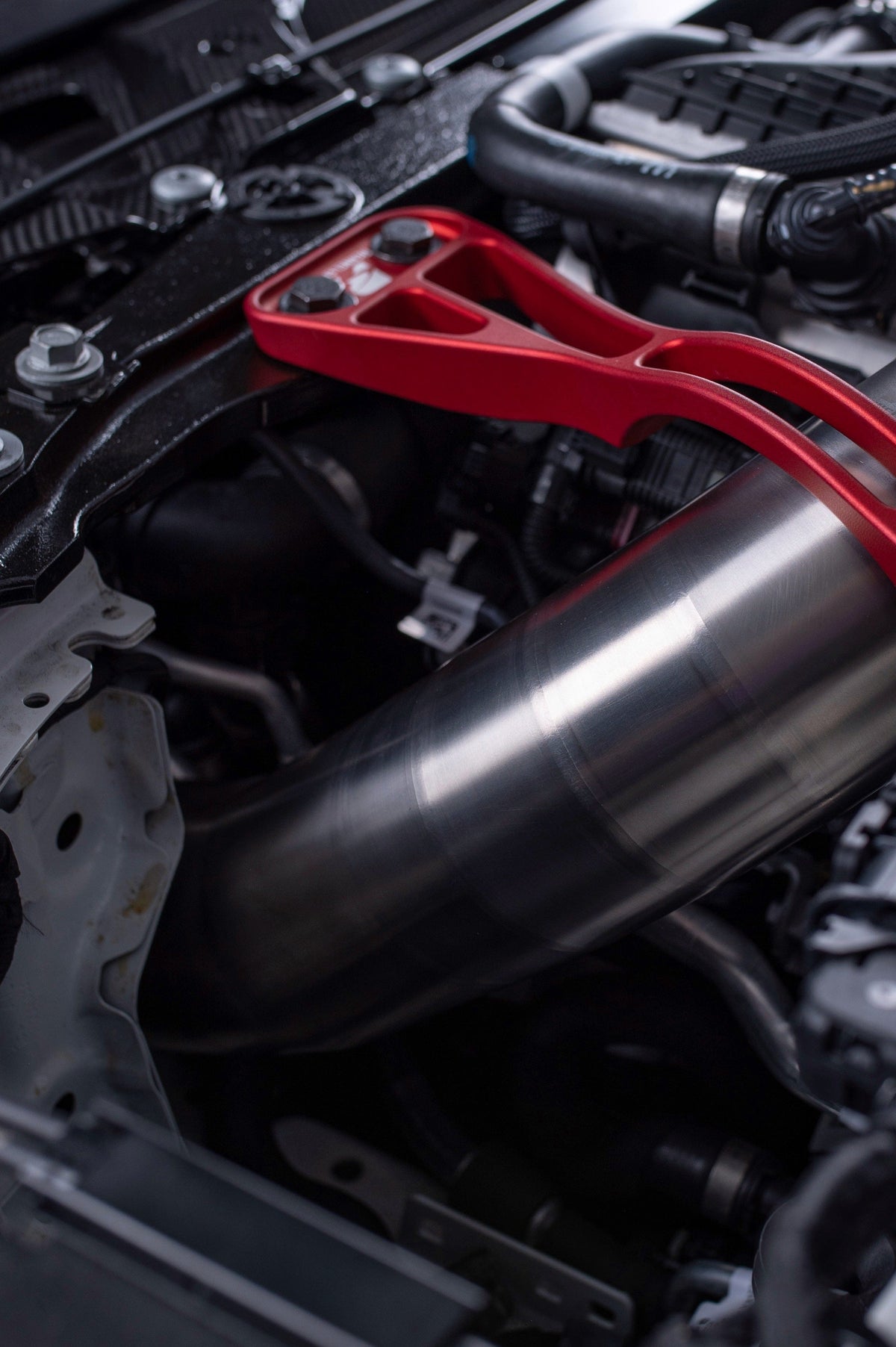 RENNELEMENT Performance RENNELEMENT G90/G99 M5 BMW Titanium Front Mount Intake