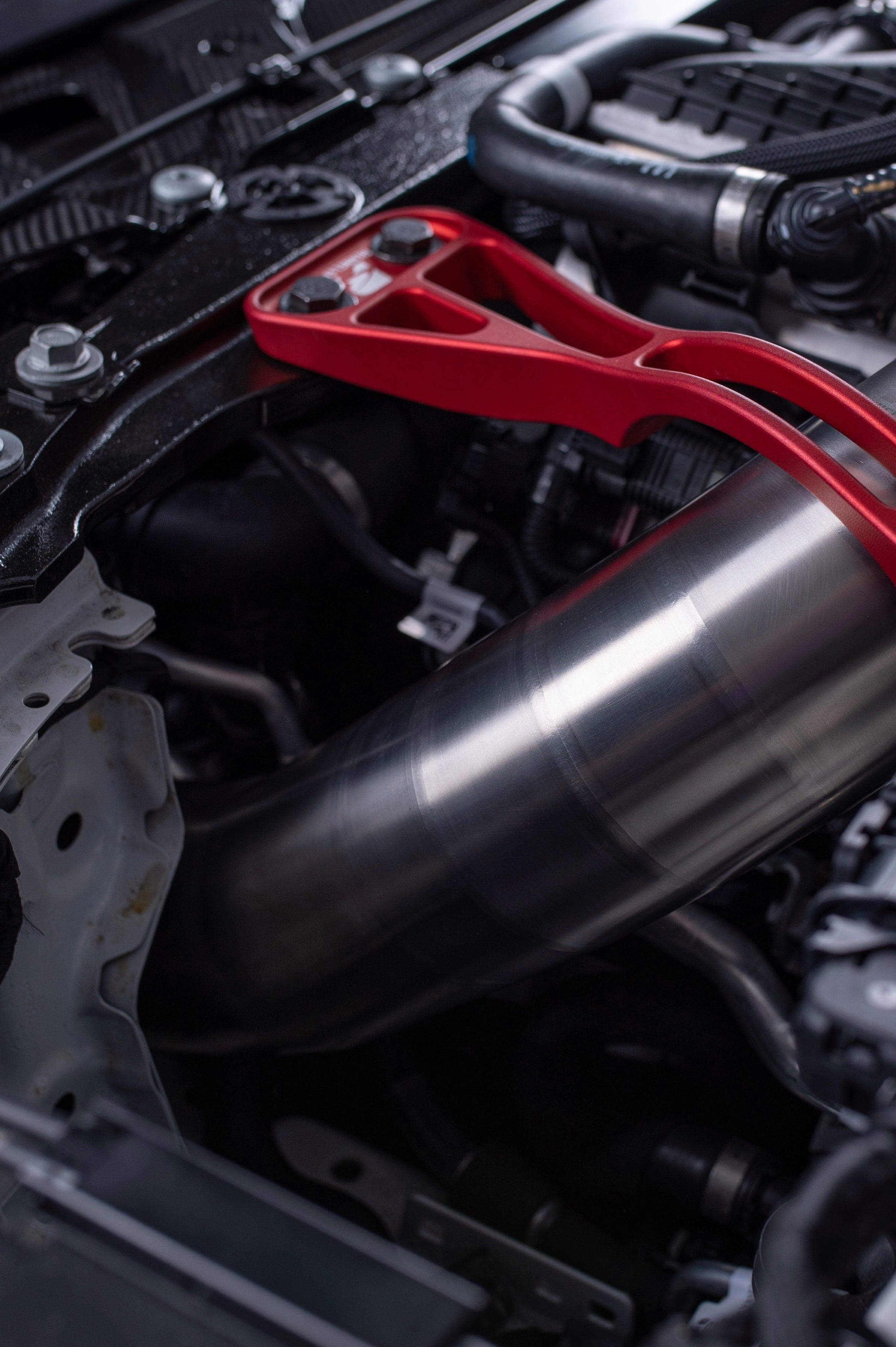 RENNELEMENT Performance RENNELEMENT G90/G99 M5 BMW Titanium Front Mount Intake