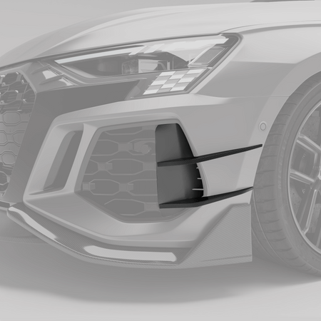Revozport Canards Audi RS3 8Y Limousine Carbon Fiber Canards