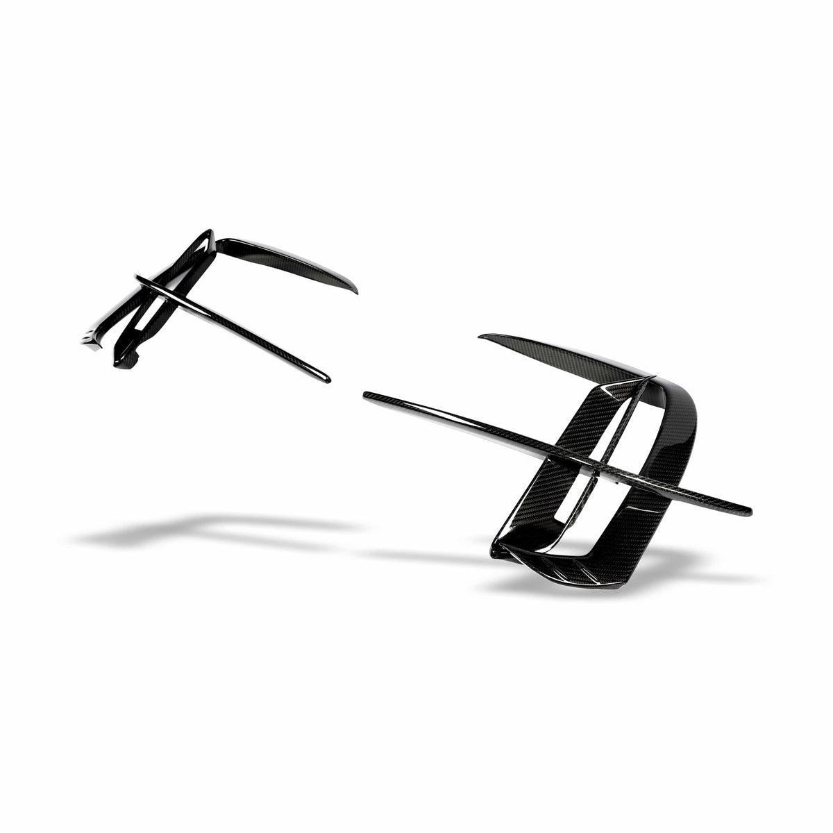 Revozport Canards Audi RSQ8 Pre-LCI Carbon Fiber Front Canards