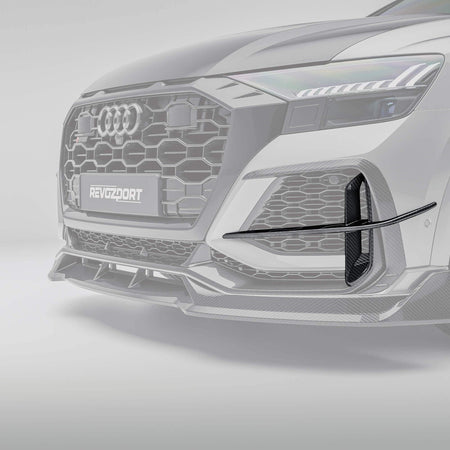 Revozport Canards Audi RSQ8 Pre-LCI Carbon Fiber Front Canards