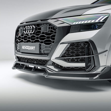 Revozport Canards Audi RSQ8 Pre-LCI Carbon Fiber Front Canards