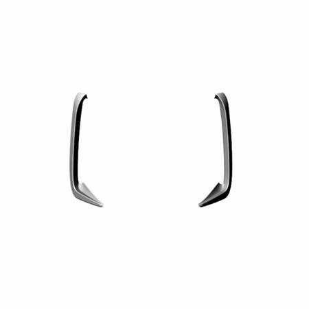 Revozport Canards BMW M8 F91 F92 Carbon Fiber Rear Bumper Canards