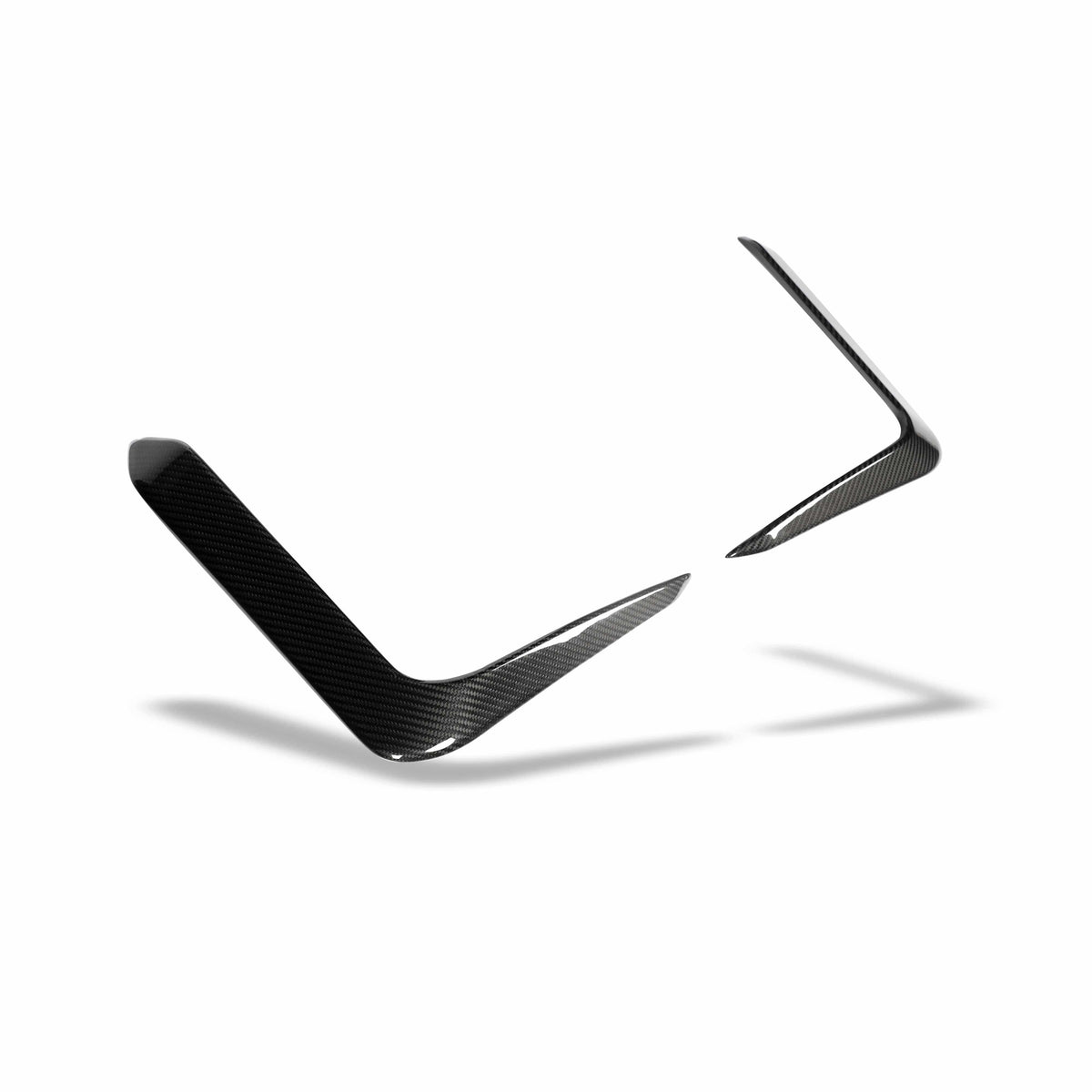 Revozport Canards BMW X6 G06 LCI Carbon Fiber Front Canards