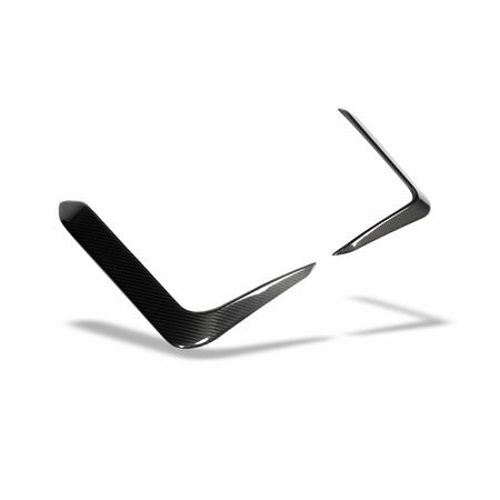 Revozport Canards BMW X6 G06 LCI Carbon Fiber Front Canards