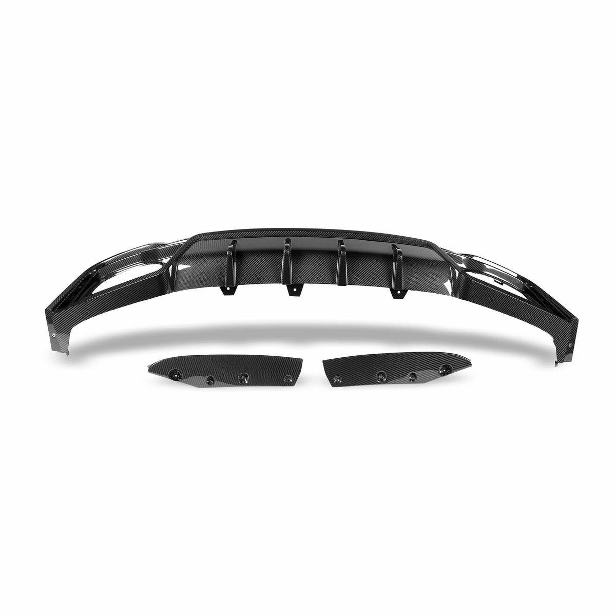 Revozport Diffuser Audi RS6 C8 Carbon Fiber Rear Diffuser