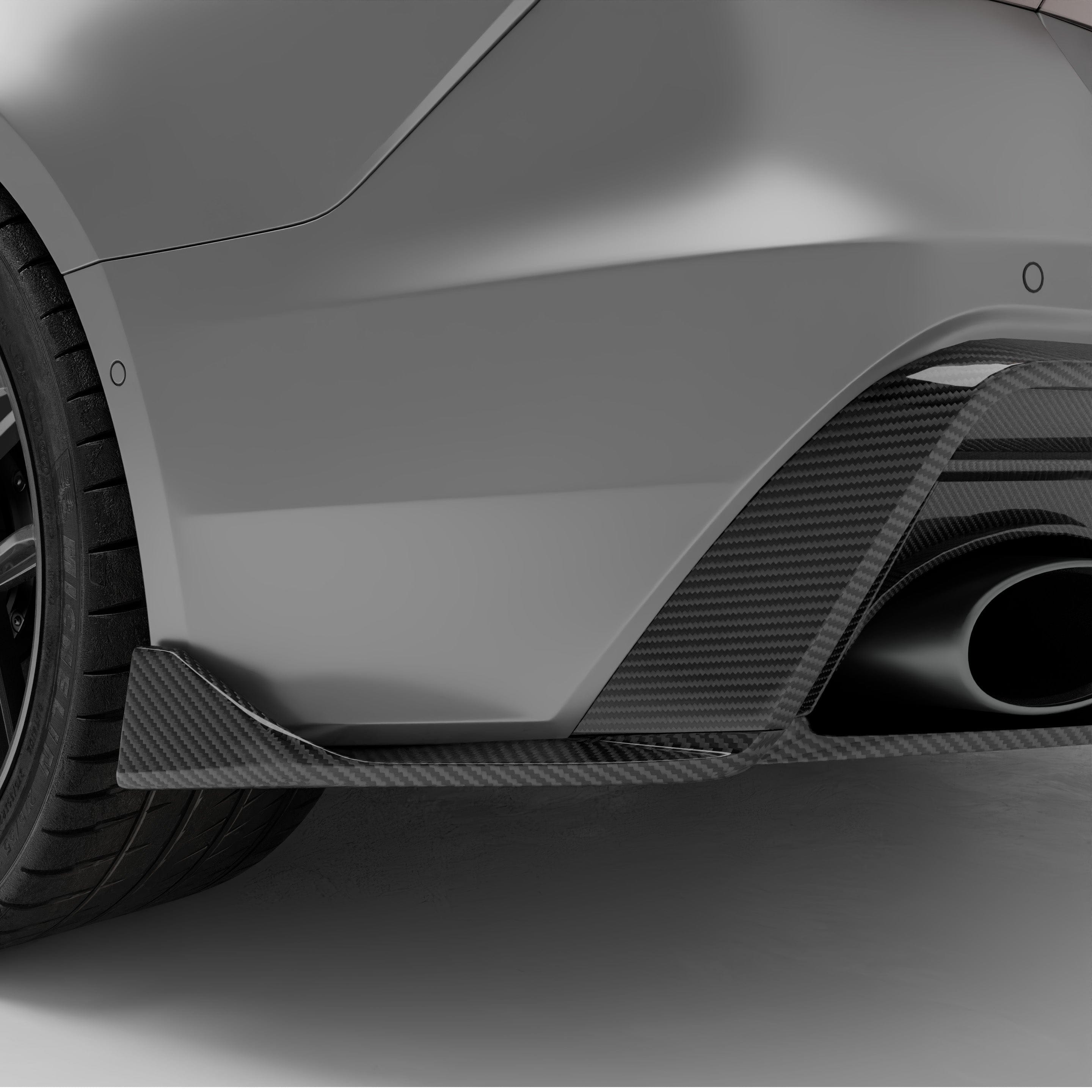 Revozport Diffuser Audi RS7 C8 Carbon Fiber Rear Diffuser