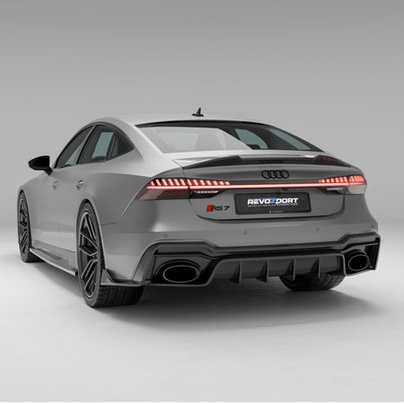 Revozport Diffuser Audi RS7 C8 Carbon Fiber Rear Diffuser