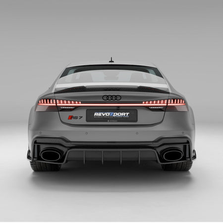 Revozport Diffuser Audi RS7 C8 Carbon Fiber Rear Diffuser