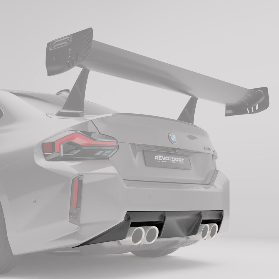 Revozport Diffuser BMW M2 G87 Carbon Fiber OEM Replacement Diffuser