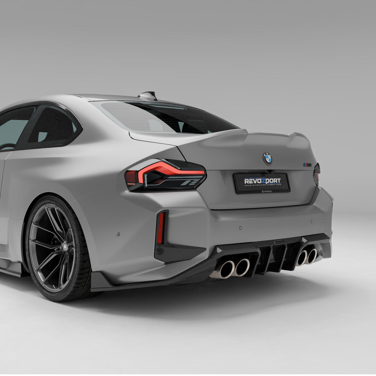 Revozport Diffuser BMW M2 G87 Carbon Fiber Rear Diffuser