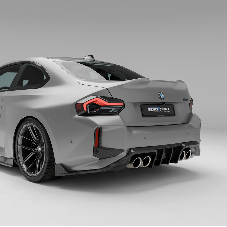 Revozport Diffuser BMW M2 G87 Carbon Fiber Rear Diffuser