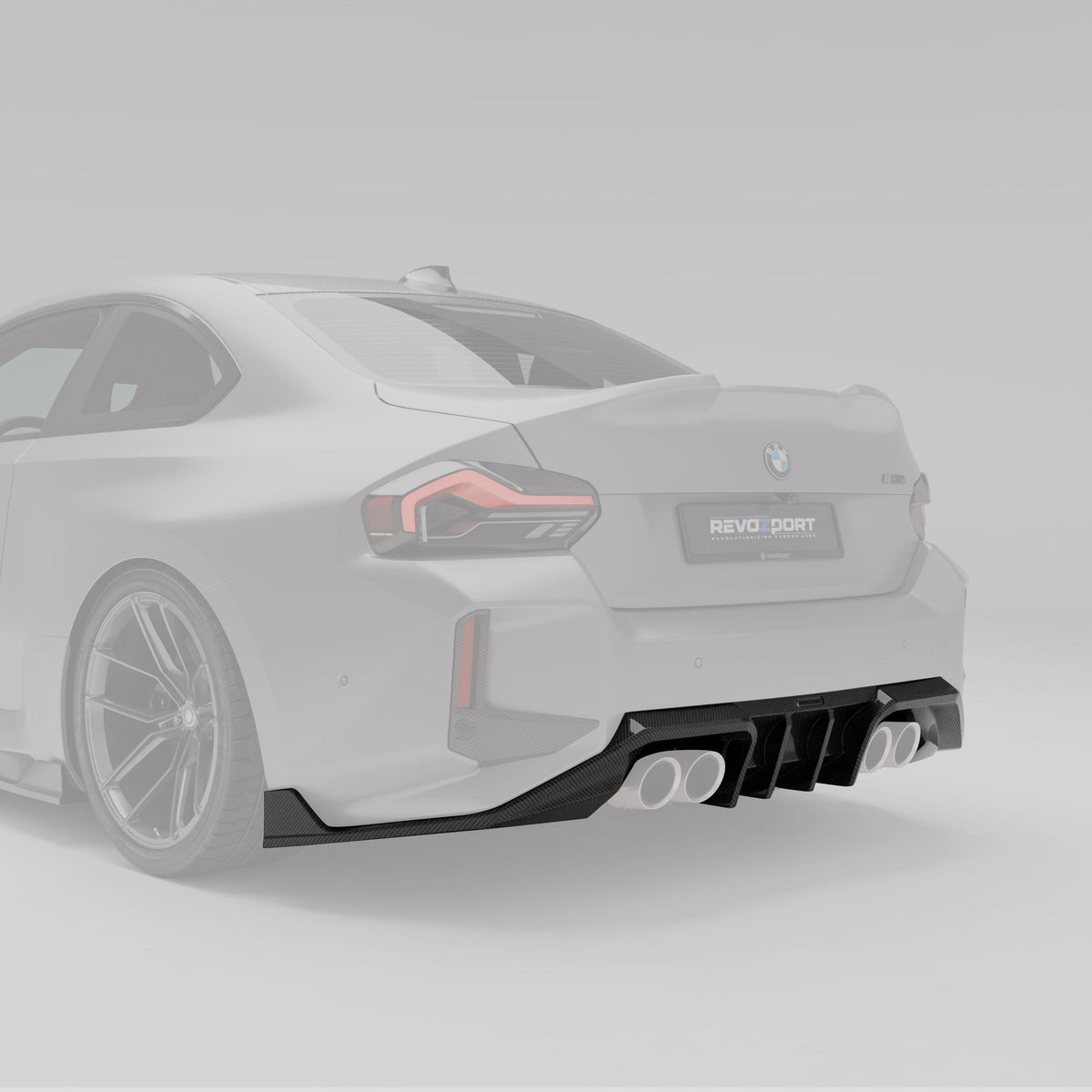 Revozport Diffuser BMW M2 G87 Carbon Fiber Rear Diffuser