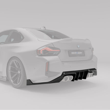 Revozport Diffuser BMW M2 G87 Carbon Fiber Rear Diffuser
