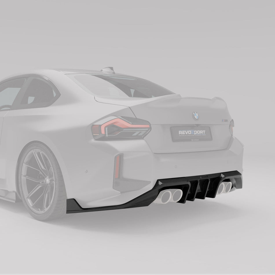 Revozport Diffuser BMW M2 G87 Carbon Fiber Rear Diffuser