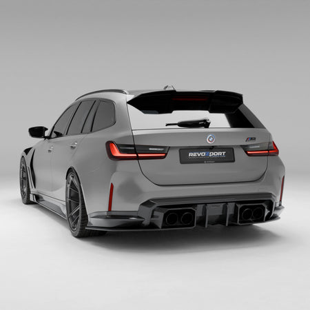 Revozport Diffuser BMW M3 G81 Carbon Fiber Rear Diffuser