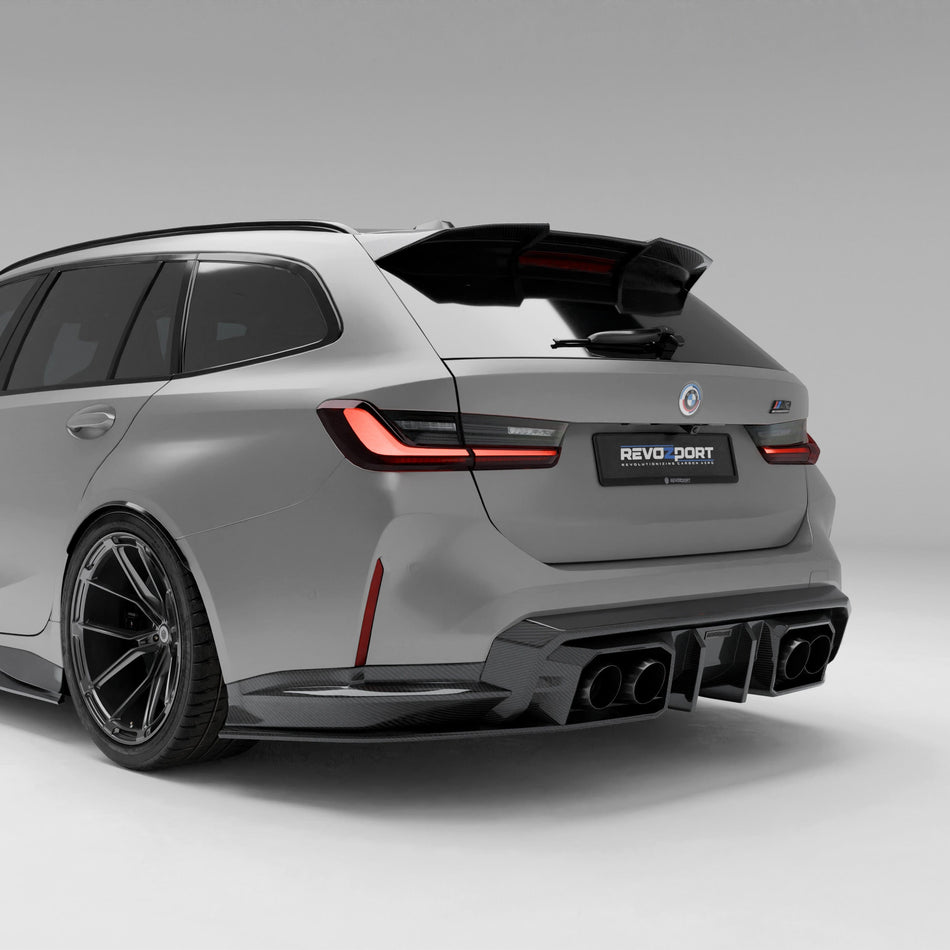 Revozport Diffuser BMW M3 G81 Carbon Fiber Rear Diffuser