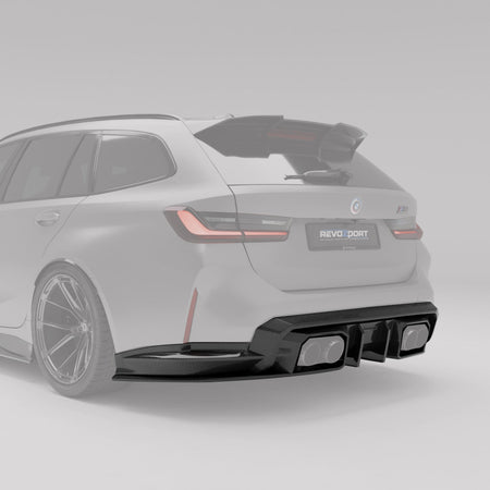 Revozport Diffuser BMW M3 G81 Carbon Fiber Rear Diffuser