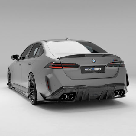 Revozport Diffuser BMW M5 G90 Carbon Fiber Rear Diffuser