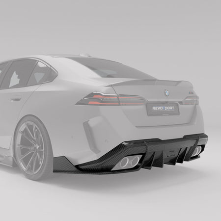 Revozport Diffuser BMW M5 G90 Carbon Fiber Rear Diffuser