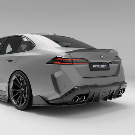 Revozport Diffuser BMW M5 G90 Carbon Fiber Rear Diffuser