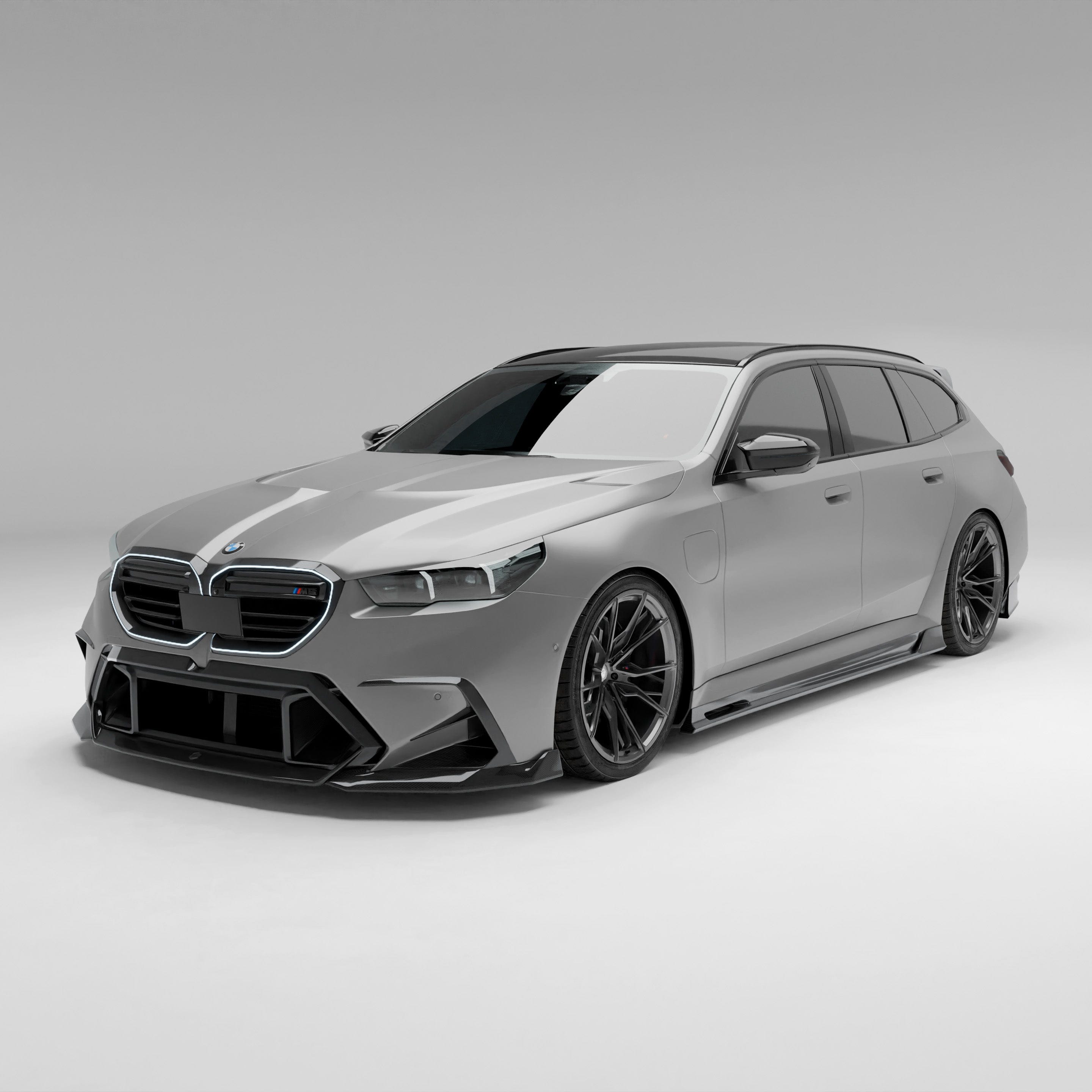 Revozport Diffuser BMW M5 G99 Carbon Fiber Canards