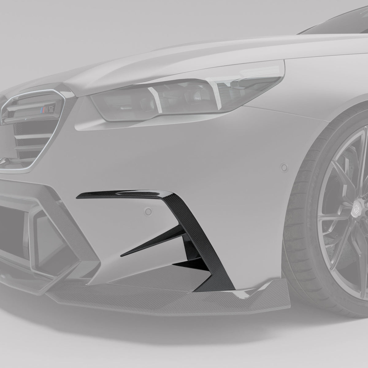 Revozport Diffuser BMW M5 G99 Carbon Fiber Canards