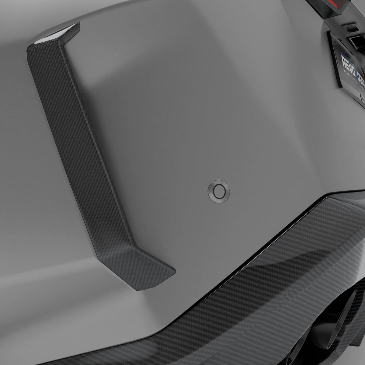 Revozport Diffuser BMW M5 G99 Carbon Fiber Rear Canards
