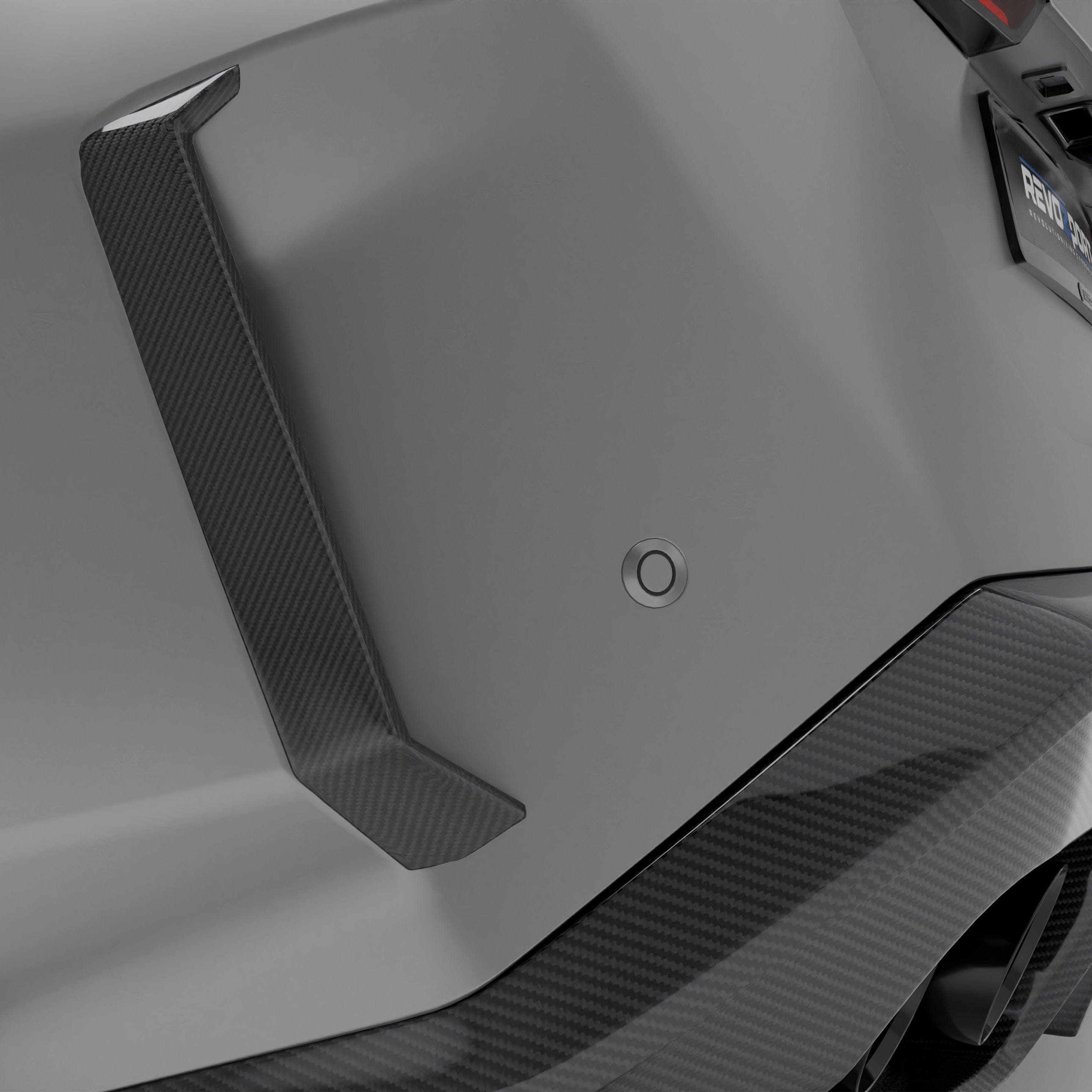 Revozport Diffuser BMW M5 G99 Carbon Fiber Rear Canards