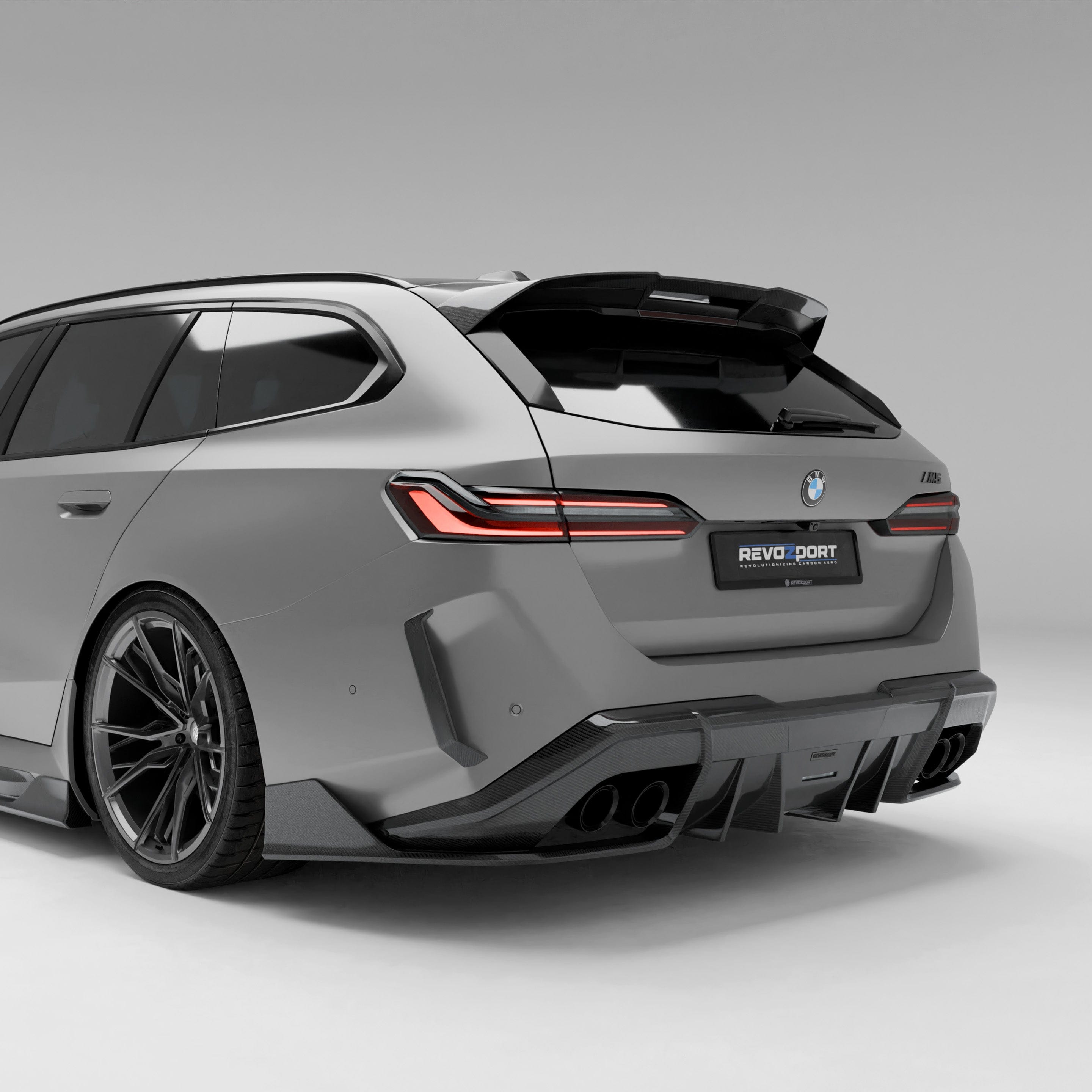 Revozport Diffuser BMW M5 G99 Carbon Fiber Rear Diffuser