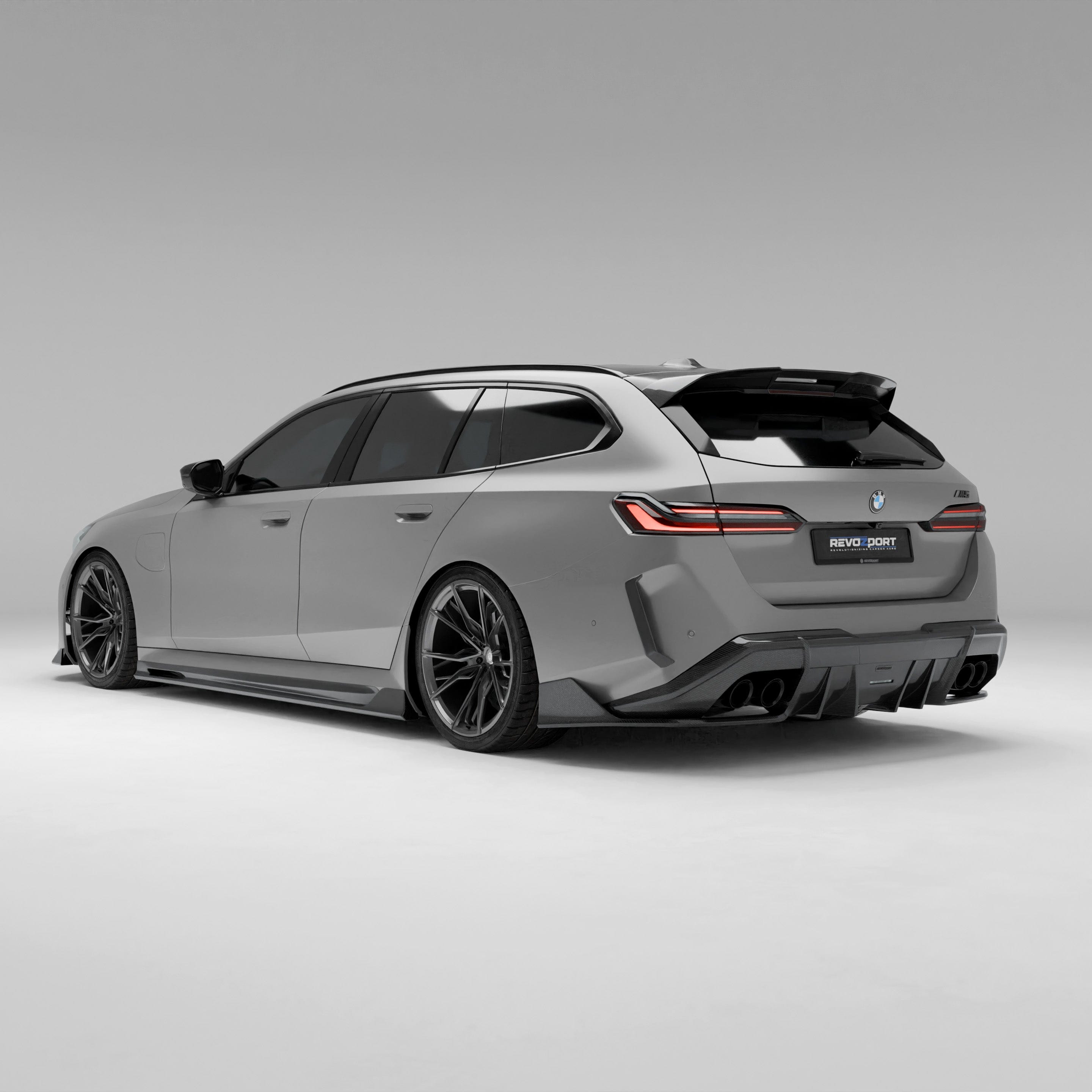 Revozport Diffuser BMW M5 G99 Carbon Fiber Rear Diffuser