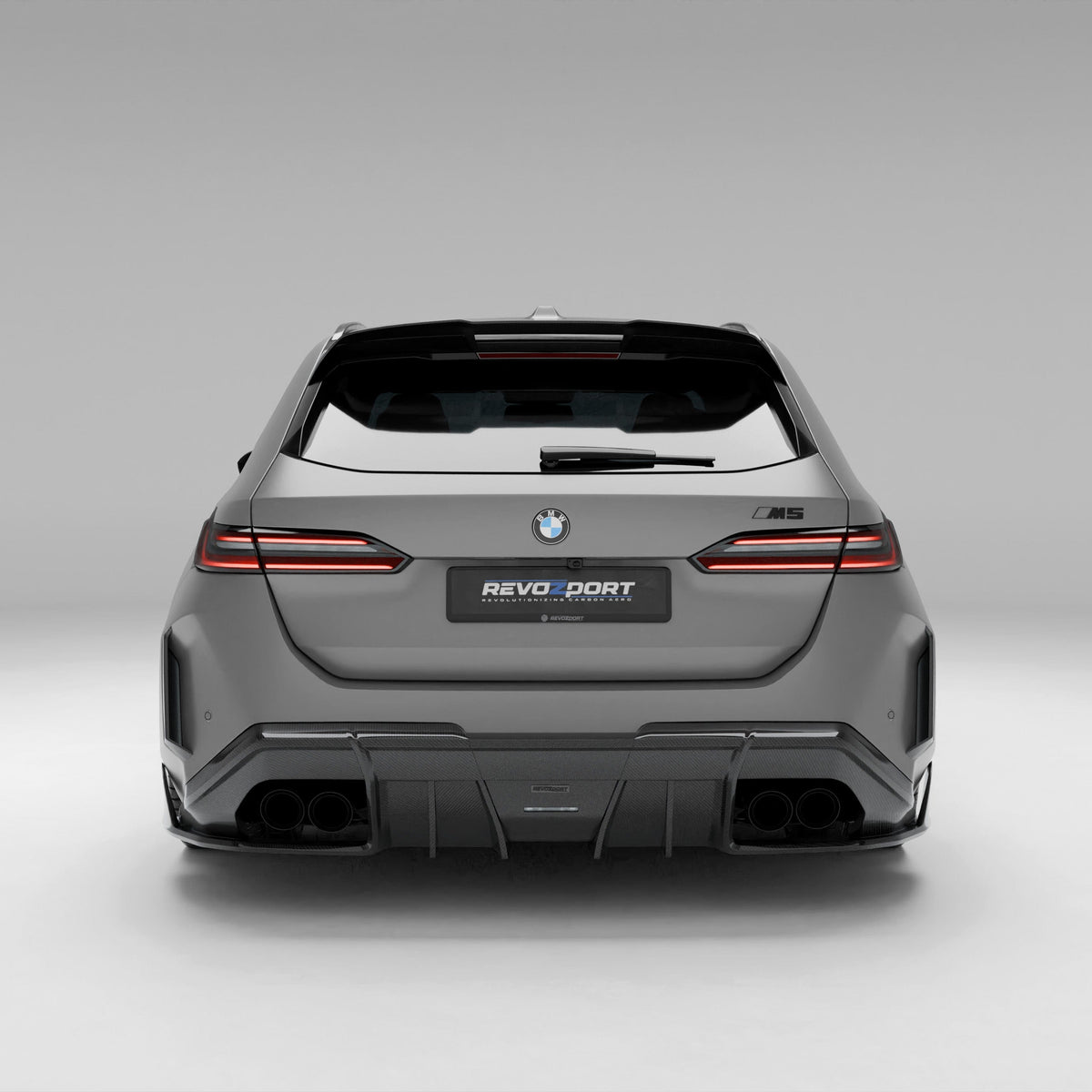 Revozport Diffuser BMW M5 G99 Carbon Fiber Rear Diffuser