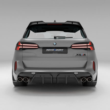 Revozport Diffuser BMW X5M F95 LCI Carbon Fiber Rear Diffuser
