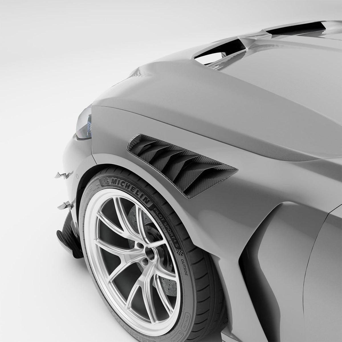 Revozport Fender BMW M3 G80 Carbon Fiber Front Fenders